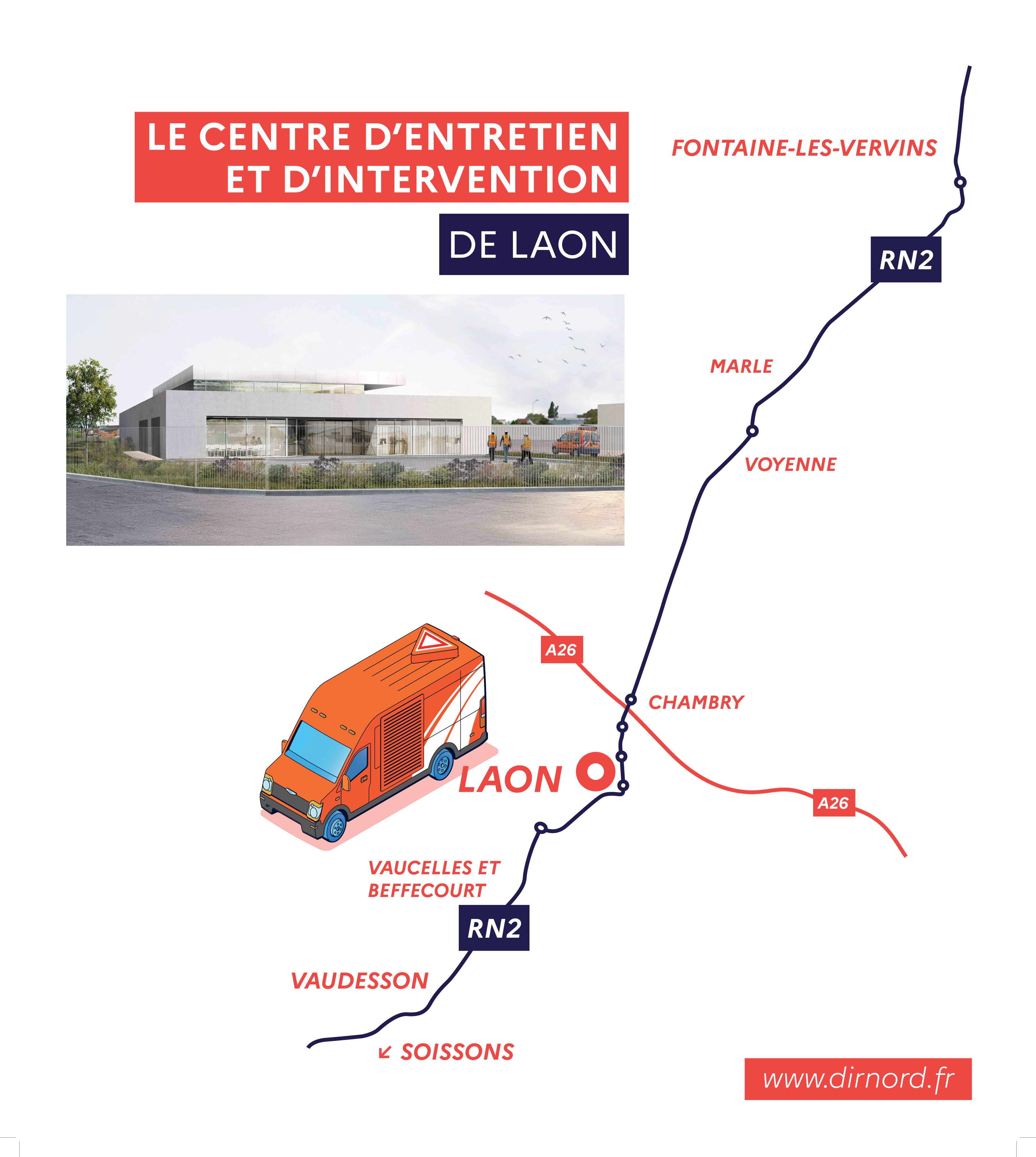 Zone d'intervention du centre de Laon